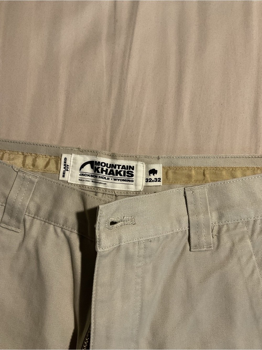 Mountain Khakis Light Tan Men's Chinos